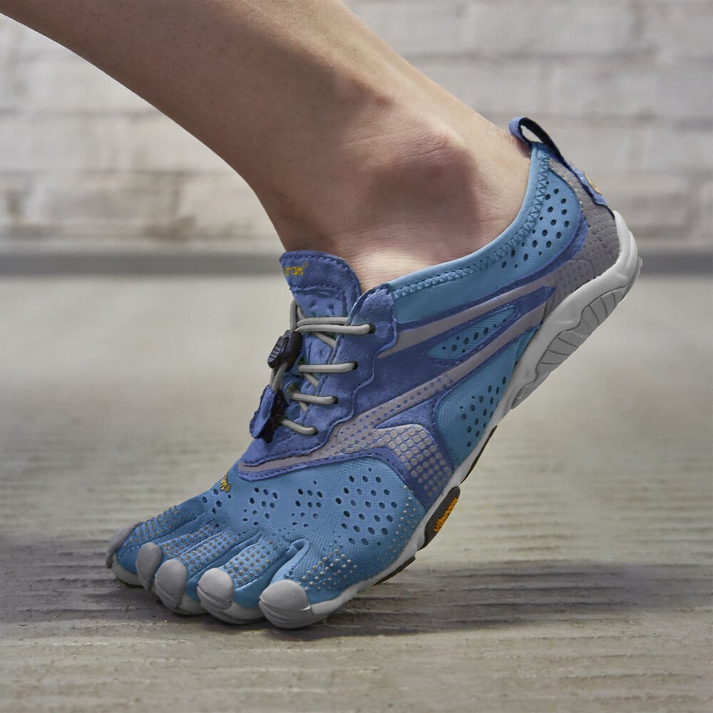 Vibram Five Fingers Womens Hiking Shoes - Blue - V-Run - 76948-CHOR